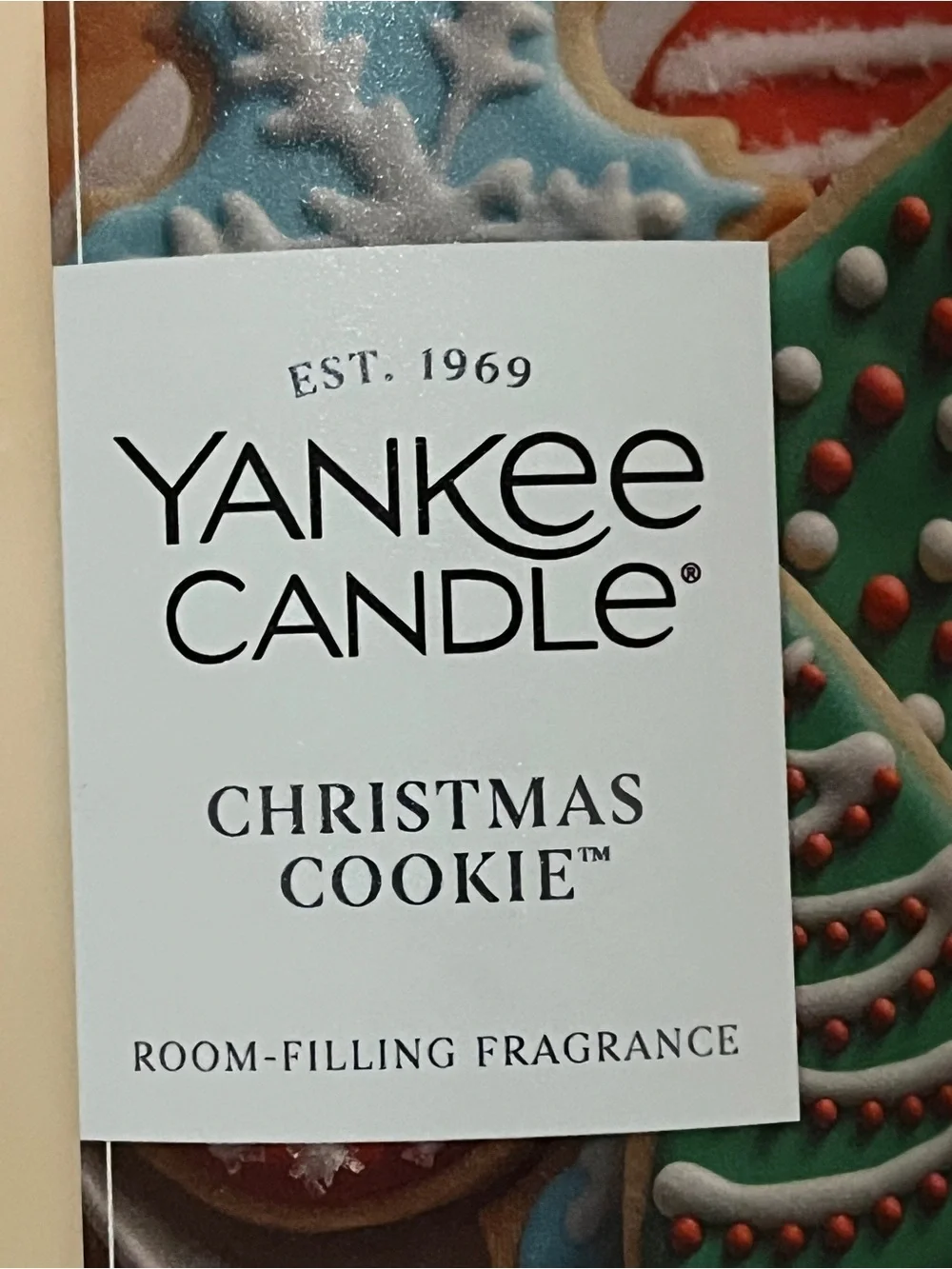 Yankee Candle Christmas Cookie 22 oz Large Jar Candle Holiday Scent